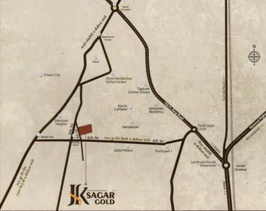 Project Image of 499.77 - 503.43 Sq.ft 2 BHK Apartment for buy in Shree JK Sagar Gold