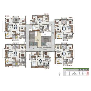Project Image of 1280.04 - 2730.0 Sq.ft 2 BHK Apartment for buy in Aparna Serenity