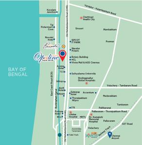Project Image of 1577 Sq.ft 3 BHK Apartment / Flat for sale in Navalur for Rs. 14500000