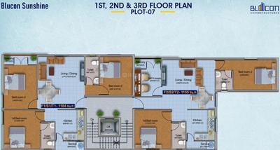 Project Image of 679.0 - 1663.0 Sq.ft 1 BHK Apartment for buy in Blucon Sunshine
