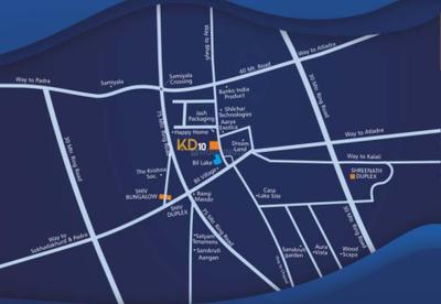 Project Image of 0.0 - 883.39 Sq.ft 3 BHK Apartment for buy in KD 10