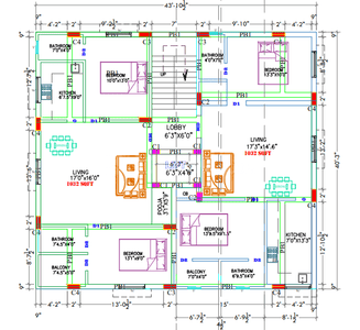 Project Image of 0.0 - 1032.0 Sq.ft 2 BHK Apartment for buy in SP Bluebell Garden