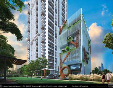 Project Image of 1600.0 - 1900.0 Sq.ft 3 BHK Apartment for buy in KSR Greens