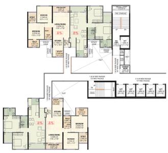 Project Image of 1615 Sq.ft 3 BHK Apartment / Flat for sale in Pimple Nilakh for Rs. 15900000