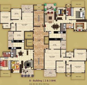 Project Image of 915.0 - 1201.0 Sq.ft 2 BHK Apartment for buy in Mantri Eternity B