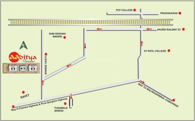 Project Image of 700.0 - 1025.0 Sq.ft 1 BHK Apartment for buy in Vakratund Aaditya Terraces