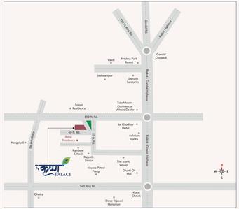 Tulsi Krishna Palace Location Plan 1