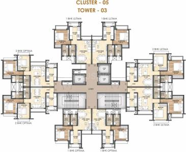 Project Image of 406.12 - 576.41 Sq.ft 1 BHK Apartment for buy in Runwal My City Phase II Cluster 05 Part I
