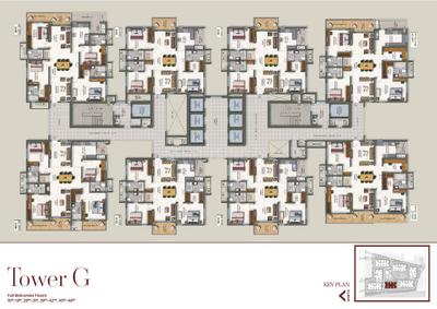 Project Image of 1655.0 - 2465.0 Sq.ft 3 BHK Apartment for buy in Team4 Aria