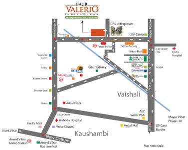 Project Image of 1245 Sq.ft 2 BHK Apartment / Flat for sale in Indirapuram for Rs. 12500000