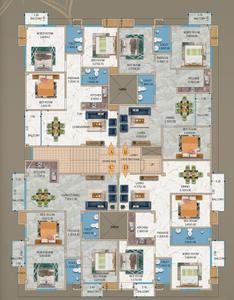 Project Image of 1352.63 - 1470.35 Sq.ft 3 BHK Apartment for buy in Ajan Abode