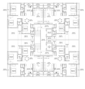 Malabar West Tower B Cluster Plan for 2nd Floor 1