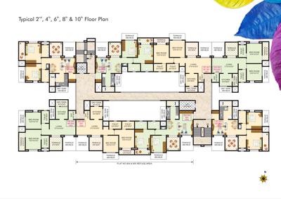 Project Image of 777.0 - 787.0 Sq.ft 2 BHK Apartment for buy in Waghere Rajveer Nucleus Building A