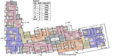 Project Image of 820.0 - 1617.0 Sq.ft 2 BHK Apartment for buy in Rohra Galaxy 