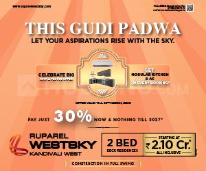 Project Image of 0.0 - 620.0 Sq.ft 2 BHK Apartment for buy in Ruparel Westsky