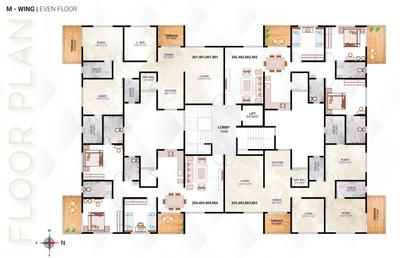 Project Image of 1085.0 - 1118.0 Sq.ft 3 BHK Apartment for buy in SSD Sai Pearl Phase 6