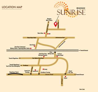 Raunak Bhawani Sunrise Location Plan 1