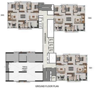 Project Image of 2386.0 - 3917.0 Sq.ft 3 BHK Apartment for buy in Casagrand GS Infinity