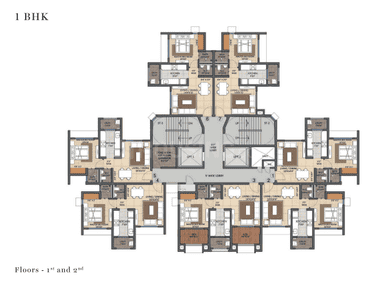 Project Image of 441.0 - 751.54 Sq.ft 1 BHK Apartment for buy in Lodha Foresta A B H And I