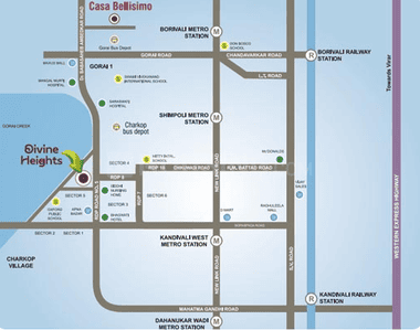 Project Image of 557.25 - 804.28 Sq.ft 2 BHK Apartment for buy in Divine Heights