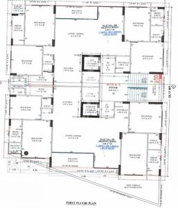 Project Image of 2173.77 - 2207.79 Sq.ft 4 BHK Apartment for buy in Akshar Evara