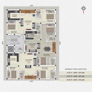 Project Image of 831.0 - 1316.0 Sq.ft 2 BHK Apartment for buy in Green Sai Krishna Flats