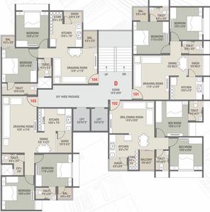 Project Image of 481.0 - 622.0 Sq.ft 2 BHK Apartment for buy in Sahajanand Pratham Pride