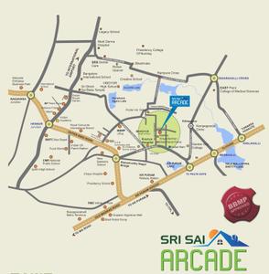 Project Image of 1135.0 - 1455.0 Sq.ft 2 BHK Apartment for buy in Sri Sai Arcade