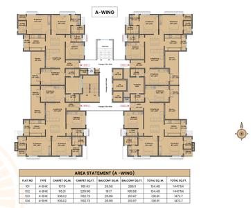 Project Image of 1497 Sq.ft 3 BHK Apartment / Flat for sale in Pimple Saudagar for Rs. 17500000