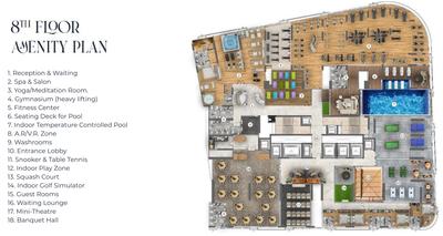 Project Image of 447.89 - 1256.26 Sq.ft 1 BHK Apartment for buy in Hrub Bayline Residences