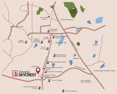 Project Image of 742.17 - 2487.86 Sq.ft 2 BHK Apartment for buy in Arvind Skycrest