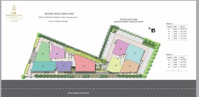Project Image of 1661.0 - 2988.0 Sq.ft 3 BHK Apartment for buy in Manglam 14 Woodland Park