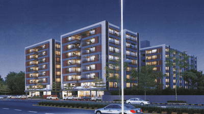 Project Image of 592.77 - 890.28 Sq.ft 2 BHK Apartment for buy in Shanti Pushkar Hill