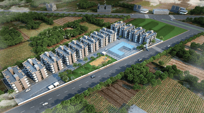 Project Image of 0.0 - 322.38 Sq.ft 1 BHK Apartment for buy in Bhagya Garden City Phase II