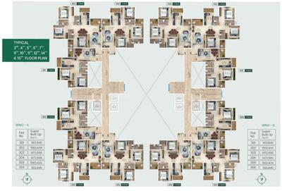 Project Image of 1097.81 - 2159.27 Sq.ft 2 BHK Apartment for buy in MD Heights