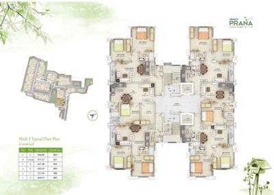 Project Image of 468.0 - 1201.0 Sq.ft 1 BHK Apartment for buy in Prudent Prana Phase 1