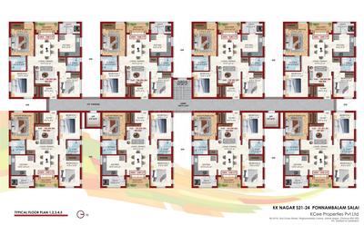 Project Image of 0.0 - 1240.0 Sq.ft 3 BHK Apartment for buy in KCEE Sabari
