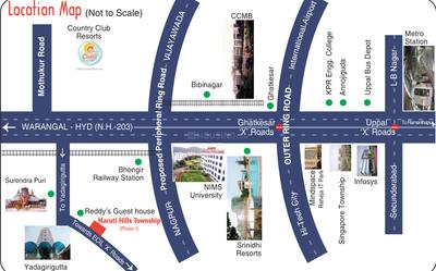GSRK Maruti Hills Township Phase I in Yadagirigutta