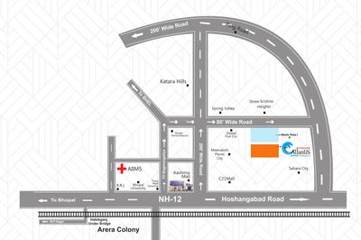 Project Image of 1450 Sq.ft 3 BHK Duplex for sale in Katara Hills for Rs. 7950000