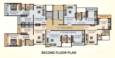 Project Image of 0.0 - 626.0 Sq.ft 2 BHK Apartment for buy in Vidhi Prem
