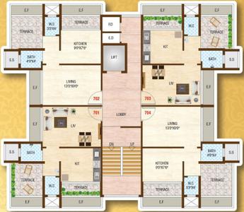 Project Image of 188.0 - 276.0 Sq.ft 1 RK Apartment for buy in Unimont RSM Niyati