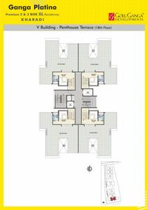 Project Image of 1850 Sq.ft 3 BHK Penthouse for sale in Kharadi for Rs. 35000000