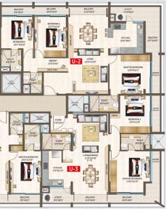 Project Image of 1039.0 - 1738.0 Sq.ft 2 BHK Apartment for buy in Redtree Raindrops