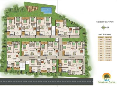 Project Image of 1083.0 - 1523.0 Sq.ft 2 BHK Apartment for buy in NSR Brindavan Annex