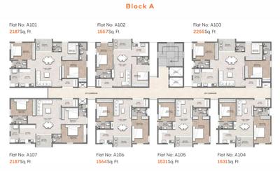 Project Image of 1529.0 - 2278.0 Sq.ft 2 BHK Apartment for buy in Uptown