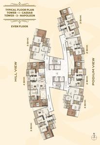 Project Image of 1365.0 - 3530.0 Sq.ft 2 BHK Apartment for buy in Paradise Sai World Empire