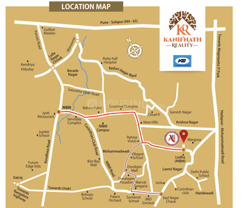Project Image of 400.53 - 588.79 Sq.ft 1 BHK Apartment for buy in Kanifnath Archana Paradise Phase II B