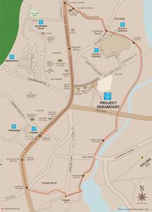 Project Image of 850 Sq.ft 2 BHK Apartment / Flat for sale in Thane West for Rs. 17000000