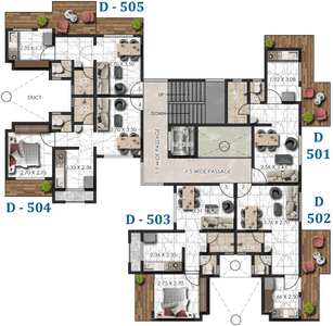 Project Image of 469.0 - 831.0 Sq.ft 1 RK Apartment for buy in SP Residency