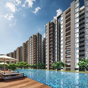 Project Image of 751.22 - 1013.86 Sq.ft 2 BHK Apartment for buy in Mahindra Lakewoods Towers D And E